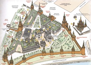 Карта Кремля