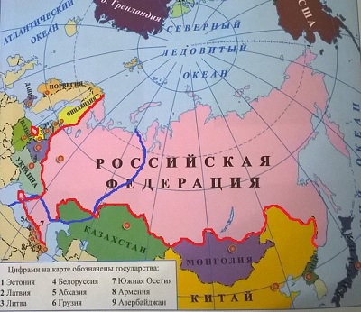 Гранцы России и граница между Европой и Азией