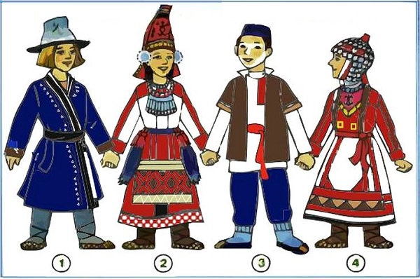 костюмы народов Поволжья