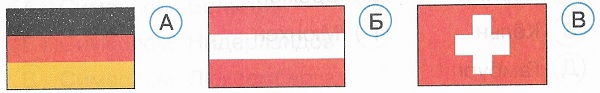 Отметь флаг Швейцарии